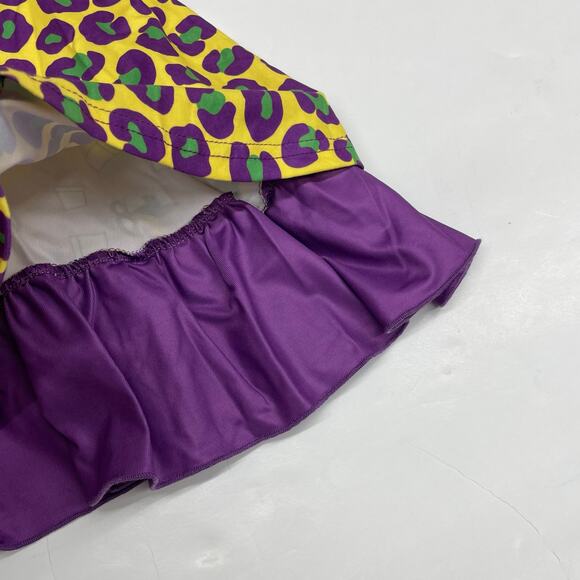 NWT Evie's Closet Size 3 Reversible Mardi Gras Dress - Picture 7 of 9